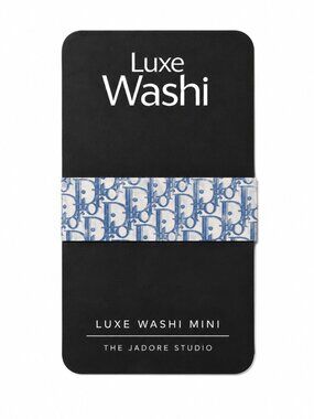 Dior (Blue) Washi Tape - Luxe Washi Mini